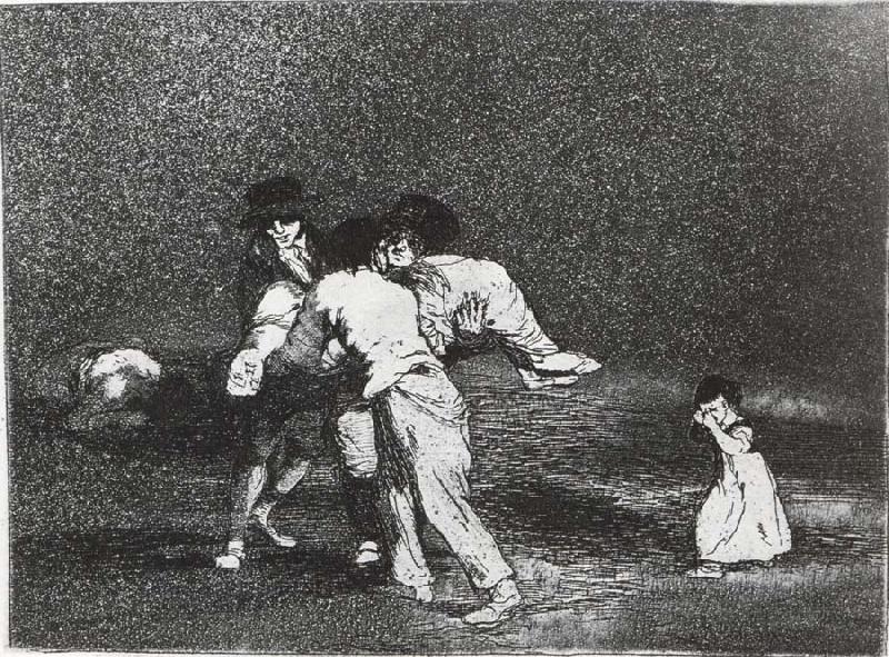 Francisco Goya Madre infeliz Norge oil painting art